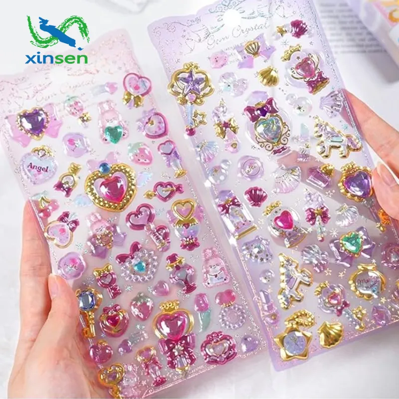 Label Sarung Telefon Akrilik Kristal Ketelusan Tinggi