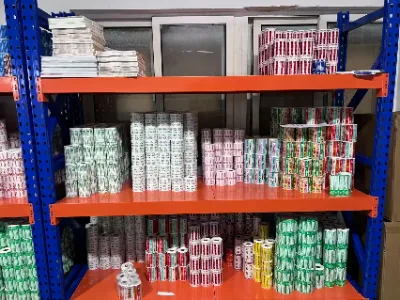 Wine Label Factory Storage And Quality Control Area At Xinsen Packaging
