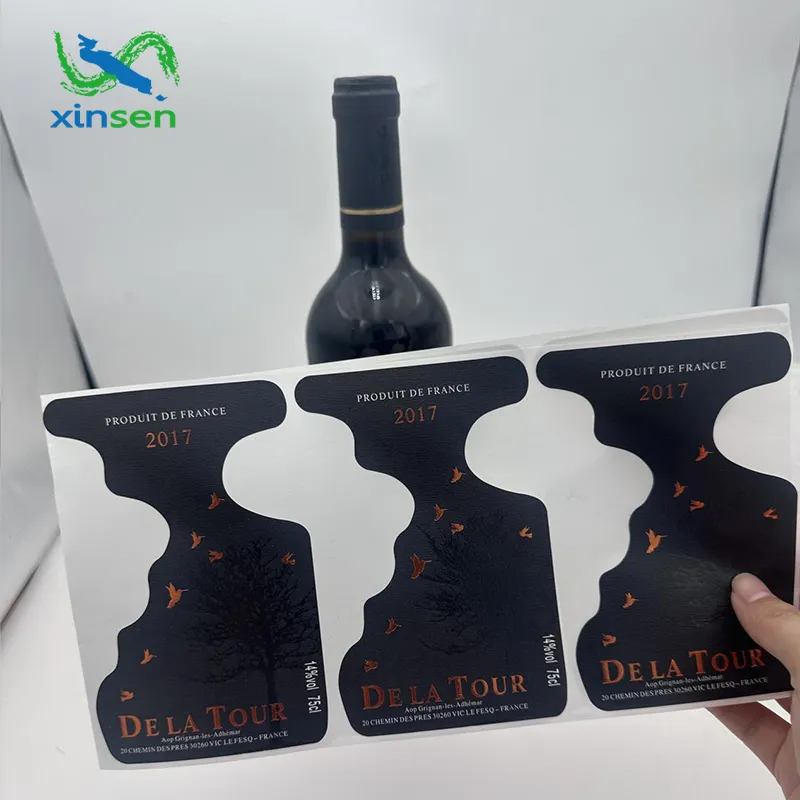 Label Botol Wain Kertas